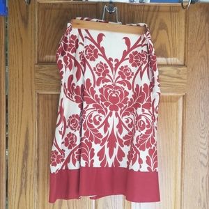 Ann Taylor Silk Cotton Blend Skirt